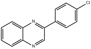 2-(4-Chlorophenyl)quinoxaline Structure
