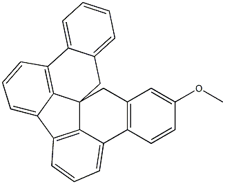 Benzo[b]naphtho[1,2,3-mn]fluoranthene, 15,16-dihydro-2-methoxy- Structure