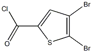 2-Thiophenecarbonyl chloride, 4,5-dibromo- Structure