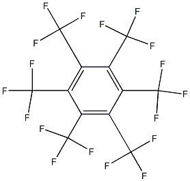 Benzene,1,2,3,4,5,6-hexakis(trifluoromethyl)- Structure