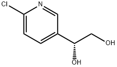 (R)-1-(6-Chloro-,pyridin-3-yl)-ethane-1,2-diol Structure