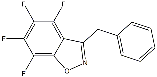 3-benzyl-4,5,6,7-tetrafluoro-benzo[d]isoxazole Structure