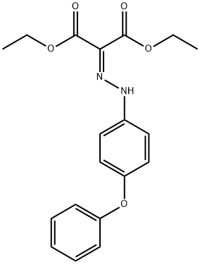 diethyl [(4-phenoxyphenyl)hydrazono]malonate Structure