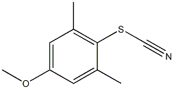 Thiocyanic acid, 4-methoxy-2,6-dimethylphenyl ester Structure