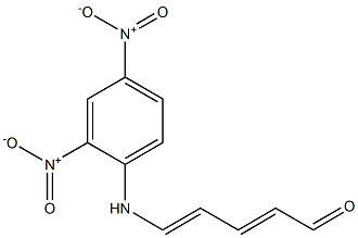 5-[(2,4-dinitrophenyl)amino]penta-2,4-dienal Structure