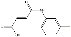 (2E)-4-[(3-methylphenyl)amino]-4-oxobut-2-enoic acid Structure