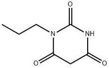2,4,6(1H,3H,5H)-Pyrimidinetrione,1-propyl- Structure