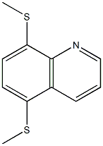 Quinoline, 5,8-bis(methylthio)- Structure
