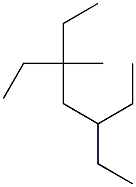 Heptane, 3,5-diethyl-3-methyl- Structure