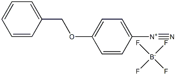 Benzenediazonium, 4-(phenylmethoxy)-, tetrafluoroborate(1-) Structure