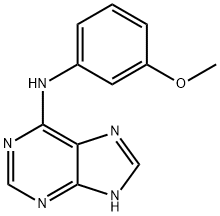 9H-Purin-6-amine,N-(3-methoxyphenyl)- Structure