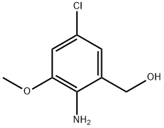 (2-Amino-5-chloro-3-methoxy-phenyl)-methanol Structure