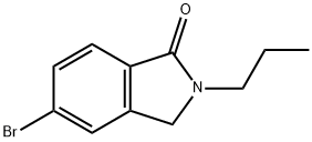 1H-Isoindol-1-one, 5-bromo-2,3-dihydro-2-propyl- Structure