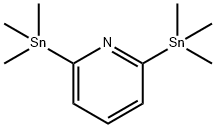 Pyridine, 2,6-bis(trimethylstannyl)- Structure