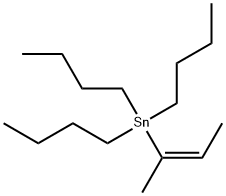 (Z)-Tributyl(1-methyl-1-propenyl)stannane Structure