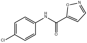 N-(4-chlorophenyl)-1,2-oxazole-5-carboxamide Structure