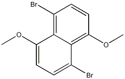 Naphthalene, 1,5-dibromo-4,8-dimethoxy- Structure