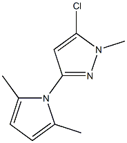 1H-Pyrazole, 5-chloro-3-(2,5-dimethyl-1H-pyrrol-1-yl)-1-methyl-