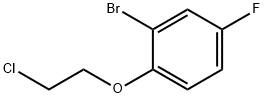 2-bromo-1-(2-chloroethoxy)-4-fluorobenzene Structure