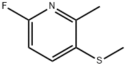 6-fluoro-2-methyl-3-(methylthio)pyridine Structure