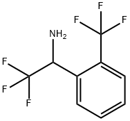 2,2,2-Trifluoro-1-(2-trifluoromethyl-phenyl)-ethylamine Structure