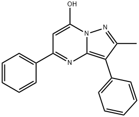 2-methyl-3,5-diphenylpyrazolo[1,5-a]pyrimidin-7-ol Structure