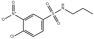 4-chloro-3-nitro-N-propylbenzenesulfonamide Structure
