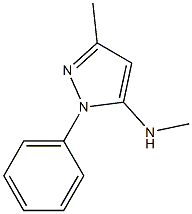 N,3-dimethyl-1-phenyl-1H-pyrazol-5-amine Structure