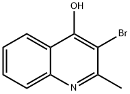 3-Bromo-4-hydroxy-2-methylquinoline Structure