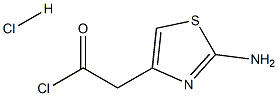 4-Thiazoleacetyl chloride, 2-amino-, monohydrochloride Structure