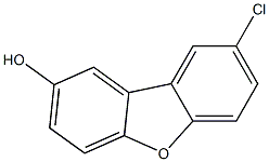 8-chloro-2-hydroxydibenzofuran Structure
