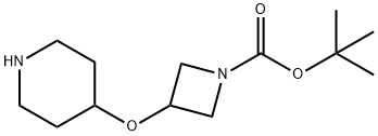 tert-butyl 3-(piperidin-4-yloxy)azetidine-1-carboxylate Structure