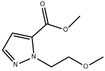 2-(2-Methoxy-Ethyl)-2H-Pyrazole-3-Carboxylic Acid Methyl Ester Structure