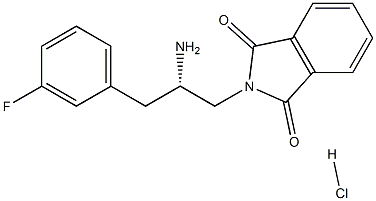 2-[(2S)-2-amino-3-(3-fluorophenyl)propyl]-1H-isoindole-1,3(2H)-dione hydrochloride