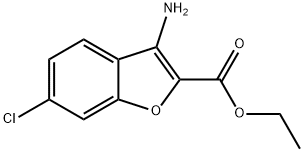 Ethyl 3-amino-6-chlorobenzofuran-2-carboxylate Structure
