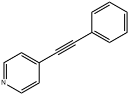 4-(2-phenylethynyl)pyridine Structure