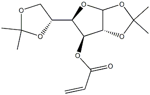 3-O-Acryloyl-1,2:5,6-bis-O-isopropylidene-D-glucofuranose 99% Structure