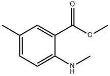 Benzoic acid, 5-methyl-2-(methylamino)-, methyl ester Structure