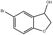 5-Bromo-2,3-dihydrobenzofuran-3-ol Structure