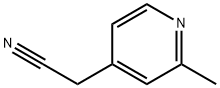 2-(2-methylpyridin-4-yl)acetonitrile Structure
