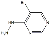 1-(5-bromopyrimidin-4-yl)hydrazine Structure