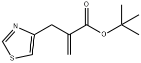 tert-butyl 2-(1,3-thiazol-4-ylmethyl)prop-2-enoate Structure