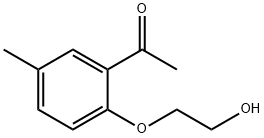 1-(2-(2-hydroxyethoxy)-5-methylphenyl)ethan-1-one Structure