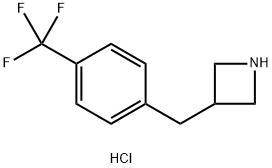 3-[[4-(TrifluoroMethyl)phenyl]Methyl]azetidine HCl Structure