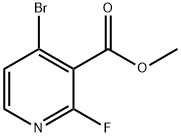 4-Bromo-2-fluoropyridine-3-carboxylic acid methyl ester Structure
