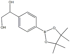 1-(4-(4,4,5,5-tetramethyl-1,3,2-dioxaborolan-2-yl)phenyl)ethane-1,2-diol Structure