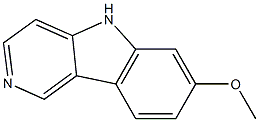 7-METHOXY-5H-PYRIDO[4,3-B]INDOLE Structure