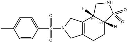 Cis-7-(Toluene-4-Sulfonyl)-1,3A,4,5,6,7,8,8B-Octahydro-2H-3-Thia-2,7-Diaza-As-Indacene 3,3-Dioxide Structure