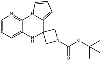Tert-Butyl 5'H-Spiro[Azetidine-3,6'-Pyrido[3,2-E]Pyrrolo[1,2-A]Pyrazine]-1-Carboxylate Structure