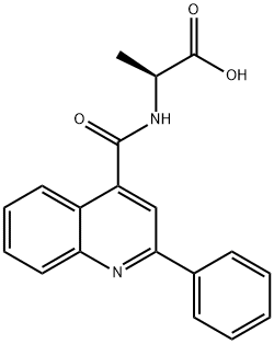 N-[(2-phenylquinolin-4-yl)carbonyl]-L-alanine Structure